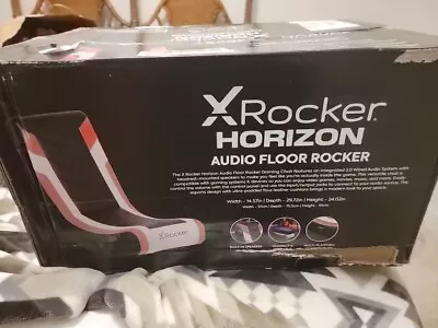 Horizon 2.0 Sound Floor Rocker Gaming Chair Red/Black - X Rocker • $35.49