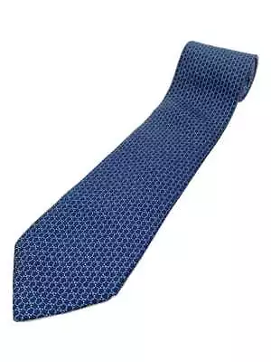 Salvatore Ferragamo Tie Silk Blue Total Pattern Men • $73.60