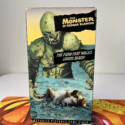 The Monster Of Piedras Blancas (VHS 1990) • $8.99