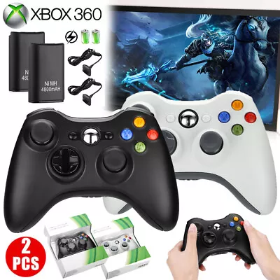 $17.99 • Buy Wireless Game Controller Gamepad Joystick Pad For Microsoft Xbox 360 & PC 7 8 10