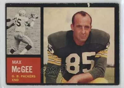 1962 Topps Max McGee #67 • $3.42