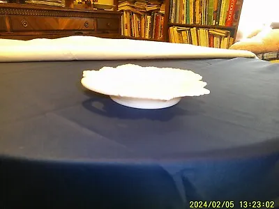 Leaf-Shaped Milk Glass Candy Dish • $9