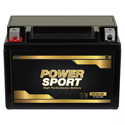 12V 9AH YTX9-BS Replacement For Motorcycles ATV  Maintenance Free Battery • $30.99