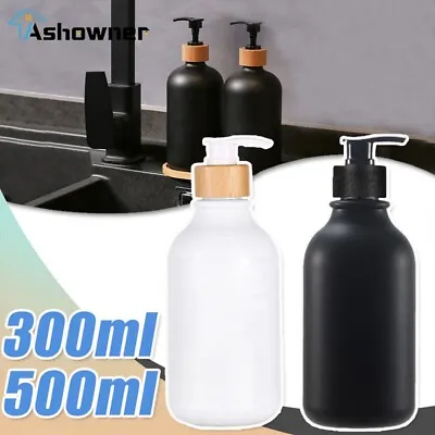 £4.77 • Buy Soap Pump Bamboo Pump Soap Dispenser Bathroom Accessories Shampoo Pump Bottle UK