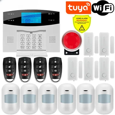 Wireless WIFI GSM Home Security Alarm System Motion Sensor Detector Compatible • $312.98
