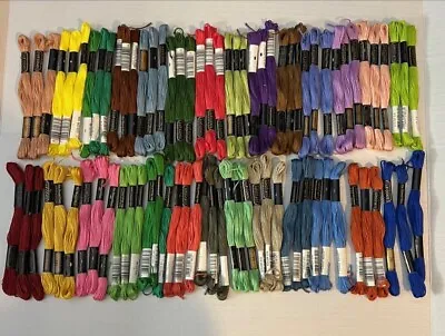 J&P Coats Embroidery Floss Lot Of 81 Skeins New • $30