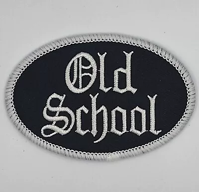  Old School  Vest Harley Davidson Biker Patch Iron On Sew On Jacket • $8.50