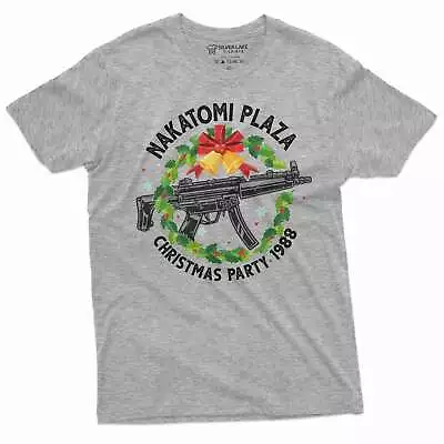 Mens Nakatomi Plaza Shirt Christmas Party Shirt Christmas Movie Tee Shirts • $18.46