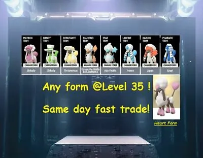 Pokémon Go  ~Furfrou Level 35! Max Wild! ~Various Forms ~fast Delivery~ Same Day • $5.49
