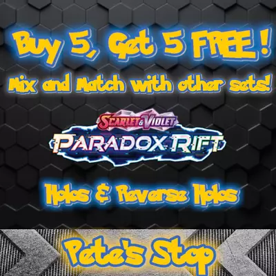 Pokemon Cards - Scarlet & Violet: Paradox Rift - Holos & Reverse Holos - Singles • £0.99