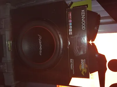 Car Pioneer Subwoofer And Kenwood Amp Bundle • $450