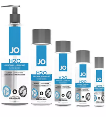 System JO H2O Water Based Personal Lube Lubricant - Select Size • $18.88