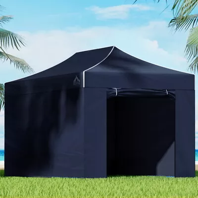 Instahut Gazebo 3x4.5 Pop Up Marquee Folding Tent Wedding Gazebos Camping • $207.52