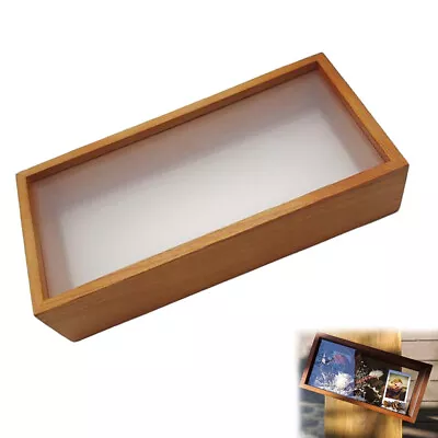 3D Shadow Frames Wooden Double-Sided Deep Box DIY Crafts Memory Box Display Case • £8.99