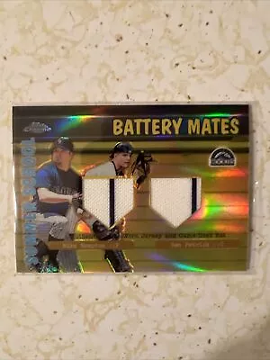 2002 Topps Chrome Summer School Battery Mates Relics Hampton/Petrick #BMC-HP • $6