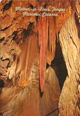 Route 66 Postcard Meramec Caverns Stanton Missouri - Mother-in-Laws Tongue • $4.95