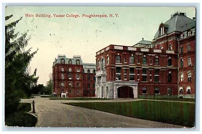 1914 Main Building Vassar College Dirt Road Poughkeepsie New York NY Postcard • $9.72