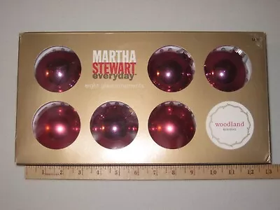 Martha Stewart Christmas Ornaments Pink Woodland Holiday W/Box • $10