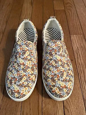 Taos Dandy Slip On Sneaker Golden Floral Multi Women’s  Size 8.5 Arch Support • $35.99