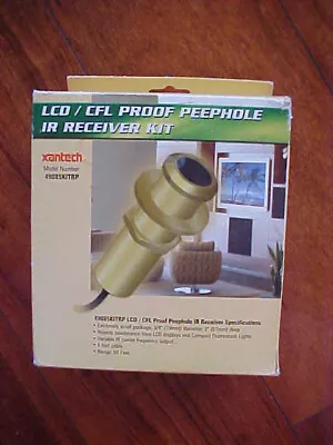 $49.95 • Buy Xantech 49085KITRP  LCD / CFL Proof Peephole IR Receiver Kit NOS
