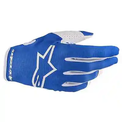 Alpinestars Radar Gloves UCLA Blue White MX Off Road Gloves New • £22.99