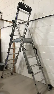 Zarges Sherpascopic Ladder Platform Adjustable Podium 2272/200 - COLLECTION ONLY • £150