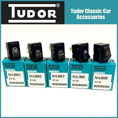 Tudor MG Midget OE Switch Pack 1972 On Hazard Headlight Panel Heater Wiper • £49.95
