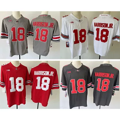 Marvin Harrison Jr Jersey Youth And Adult Red Gray Black White Stitched All Size • $45