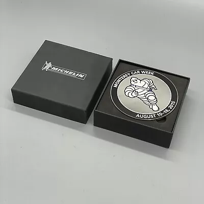 Monterey Car Week 2015 MICHELIN Adhesive Vehicle Emblem 5” Car Badge W/ Box • $25