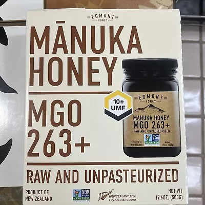 EGMONT HONEY MANUKA HONEY MGO 263+ Raw -Unpasteurized 10+UMF17.6Oz Product OF NZ • $12