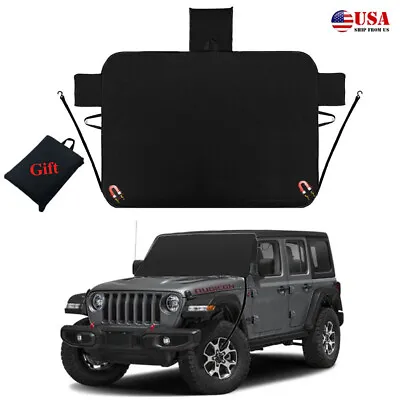 For Jeep Car SUV Windshield Snow Cover Winter Frost Guard Ice Protector M7 • $23.99