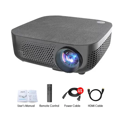 4K LED 2.4G/5G WiFi Bluetooth 5.0 Android9.0 Video Home Theater Cinema Projector • $154.84