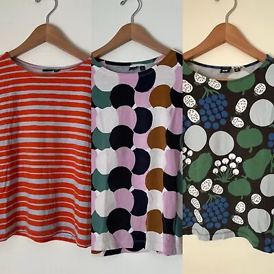 Lot Of 3 Marimekko X Uniqlo XS Tees Womens Tops • $19.99