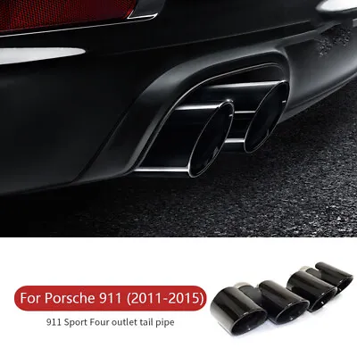 For Porsche 991 911 2011-2022 Car Exhaust Dual End Tip Tail Pipe Muffler Tip • $303.32