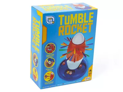 Tumble Rocket Marble Drop Fall Family Fun  2-4 Players Pull Out Sticks Game Toy • £7.49