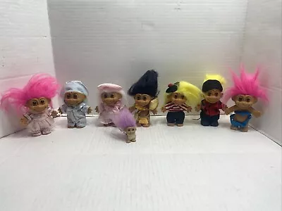 Lot Of 8 Vintage Russ Troll Dolls • $29.99