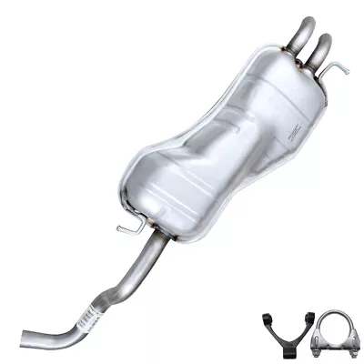 Stainless Steel Exhaust Muffler With Hanger Fits: VW 98-2010 Beetle 99-2006 Golf • $154.84