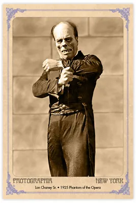 LON CHANEY 1925 Phantom Of The Opera Silent Film Legend Vintage Photograph • $7.99