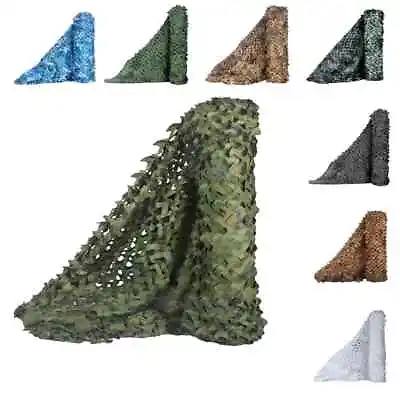 Military Camouflage Garden Net White Blue Beige Camo Net Hunting Mesh Tent Black • $16.23