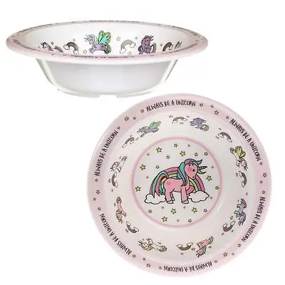 Unicorn Bowl Childrens Tableware Dining Melamine • £7.34