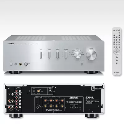 Yamaha A-S501 Integrated Amplifier 192khz 24bit Compatible Silver From Japan • $522.36