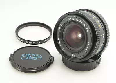 £9.99 • Buy Carl Zeiss Jena II 24mm F2.8 MC Macro Wide Lens For Contax Yashica SLR Mount