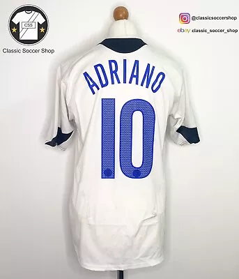 Inter Milan ADRIANO #10 2005/06 Away Shirt Medium / M • £119.99