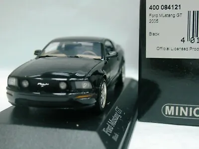 WOW EXTREMELY RARE Ford Mustang GT V8 Fastback 2+2 2005 Black 1:43 Minichamps-RS • £117.60