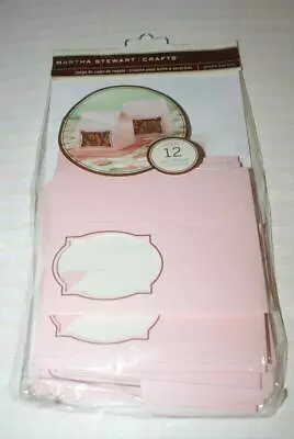 Martha Stewart Crafts Goodie Box Kit  PINK  (12 Boxes/Stickers) - NEW & SEALED! • $7.99