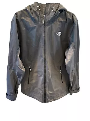 North Face Men’s Fuseform Hyvent 2.5L Jacket Black Matrix Slate Sz Large • $40