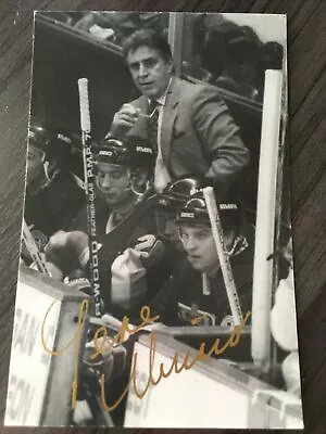 Vintage NHL Gene Ubriaco Autograph Postcard • $10.50