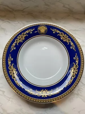 Versace By Rosenthal  Blue Medusa  12  Serving Bowl • $95