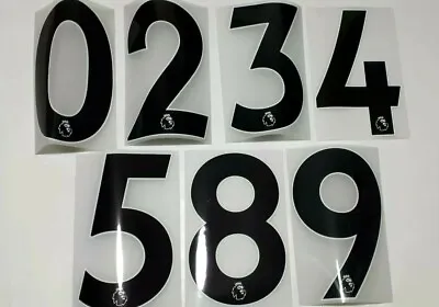 £4.50 • Buy Official Premier League Football Shirt Numbers English Club Player Number Black