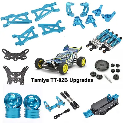 Shock Front Rear Arms Wheels Chassis Frame Kit For Tamiya TT-02B 1/10 Buggy Car • £24.60